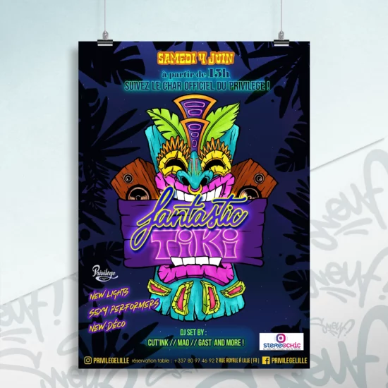 Poster évènementiel