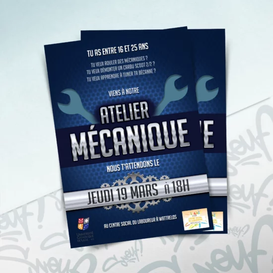 création flyers la catho Lille