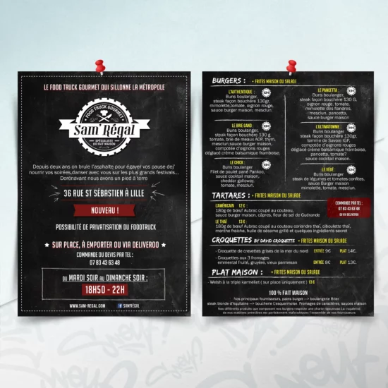 Flyer food truck