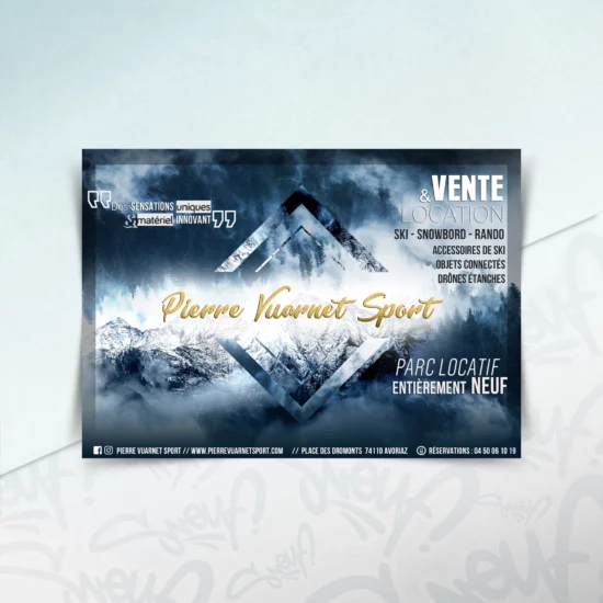 Création Flyer Alpes