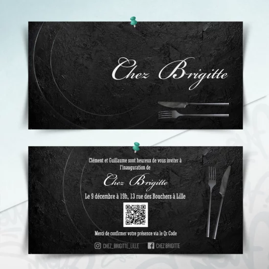 flyer ouverture restaurant Lille